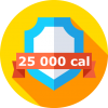 25 000 cal